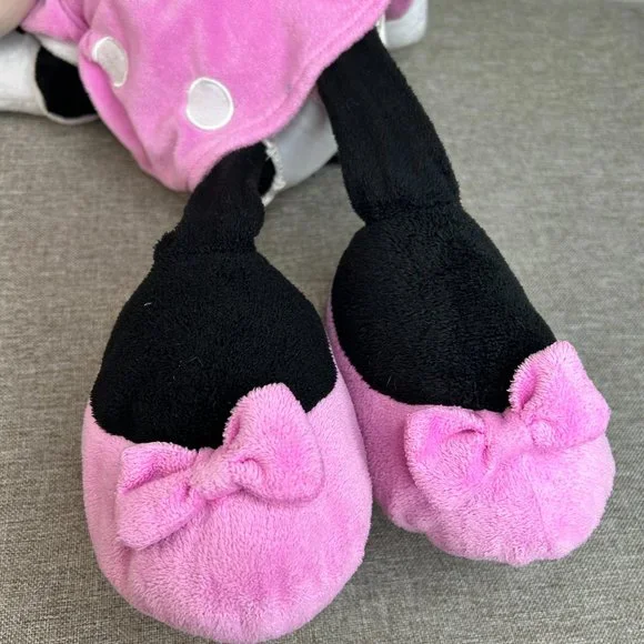 Disney Large Minnie Mouse Plush 25" Pink Polka Dots Stuffed Toy Age 2+ - Picture 10 of 14